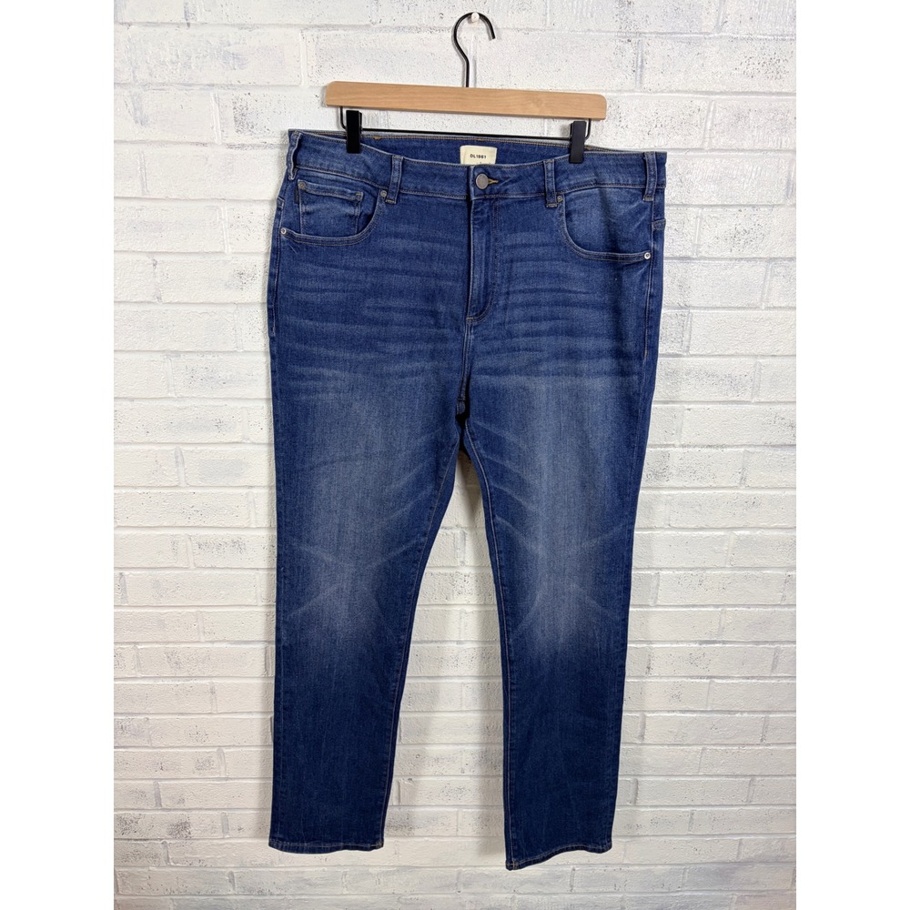 DL1961 Nick Slim Jeans Mens 40 Blue Stretch Denim Medium Wash Straight Leg